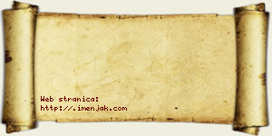 Milana Velanac vizit kartica